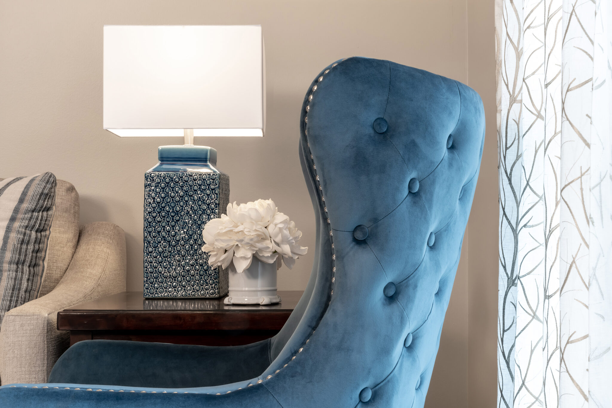 Turquoise Chair, Professional Interior Design Services